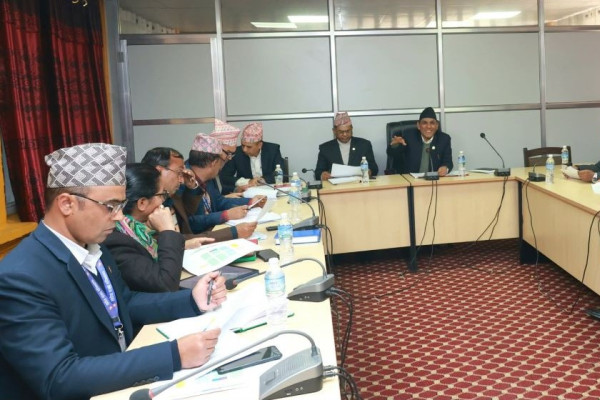 कार्यसूची तय गर्न राष्ट्रिय सभा कार्यव्यवस्था परामर्श समितिको बैठक जारी